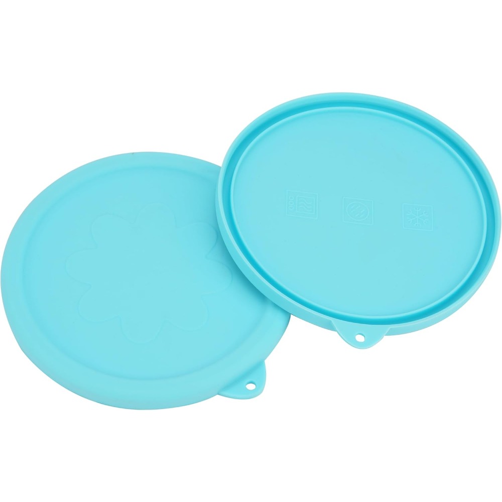 Mixing Cup Silicone - シリコン製蓋 ガラス製ミキシングボウル用 2個セット 小サイズ 3カップ用 電子レンジ・食洗機対応