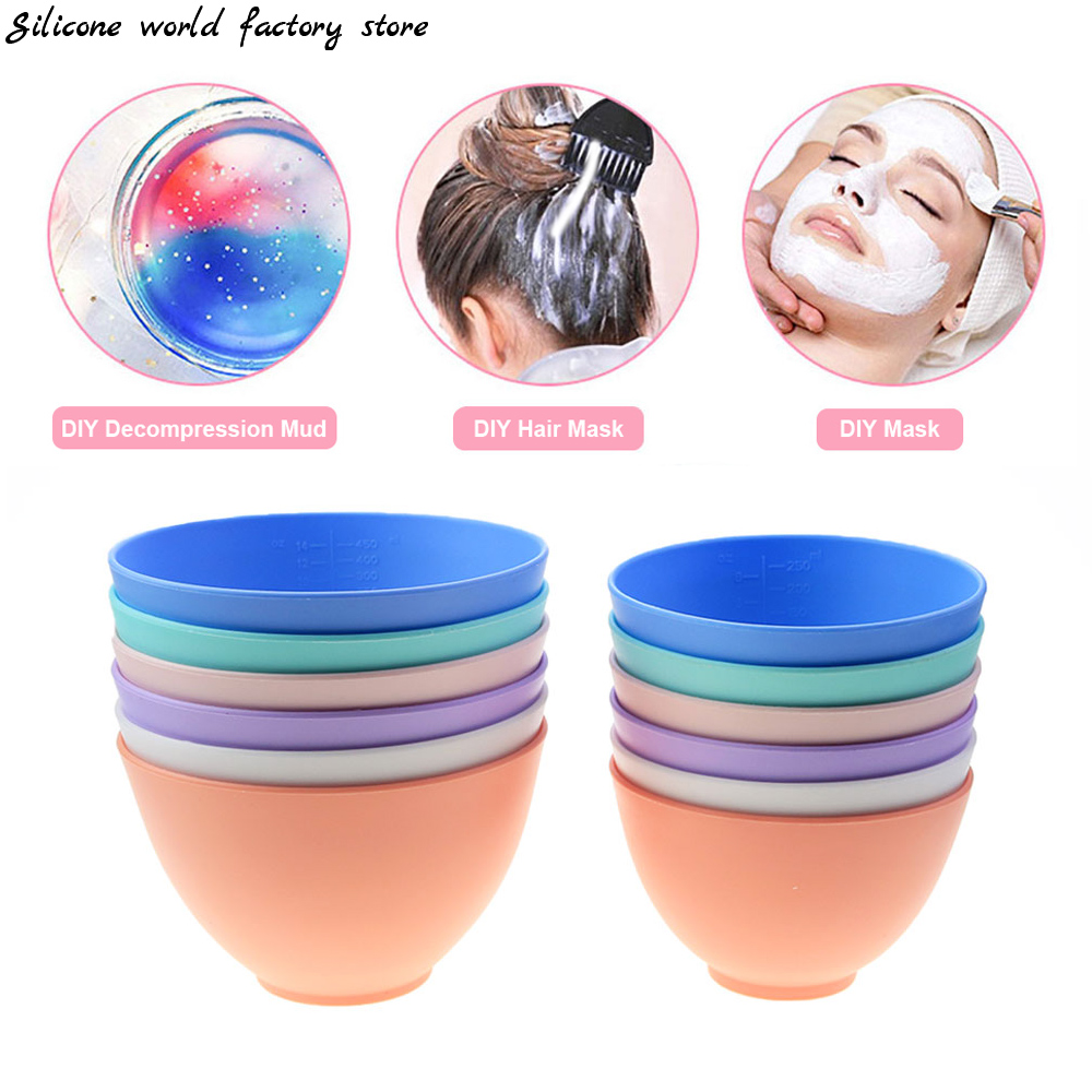 Mixing Cup Silicone - シリコンボウル250/450ml,ミックス,化粧品,女性用