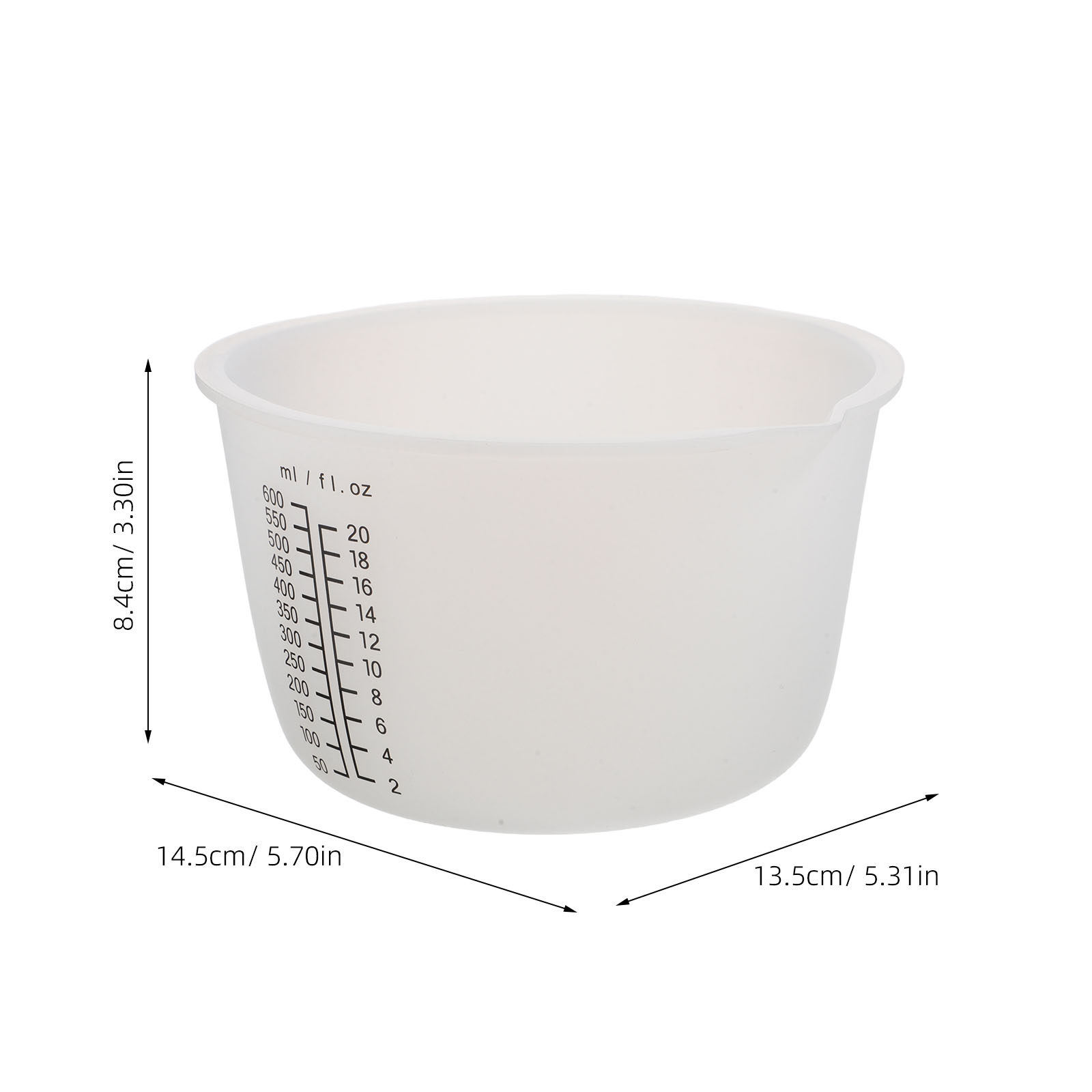 3個セット シリコン製レジン注型カップ 600ml ノンステ - Mixing Cup Silicone のレビューと価格