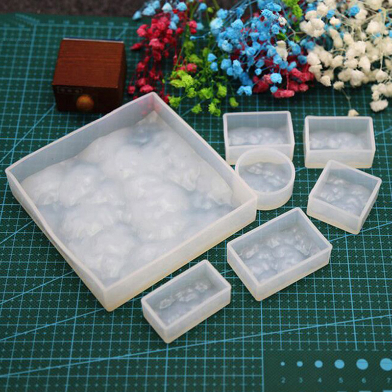 水滴の形をしたシリコン樹脂型,波状のペンダント,ネックレス, - Resin Ocean Wave Mold のレビューと価格
