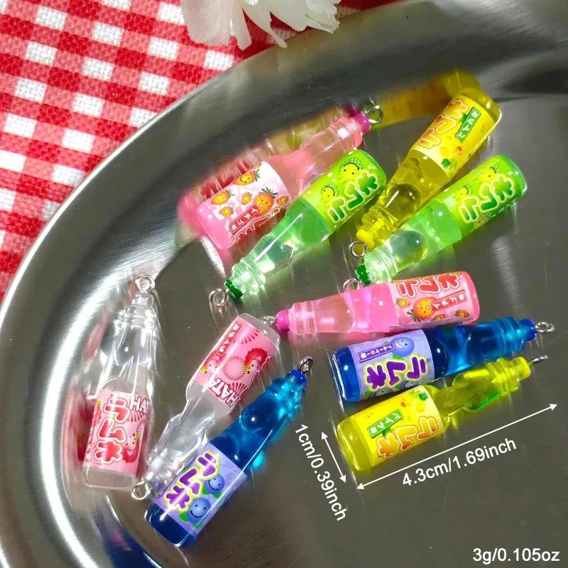 10個入り 小さなソーダボトル レジンチャーム 可愛い飲料ボ - Resin Crafts Diy のレビューと価格