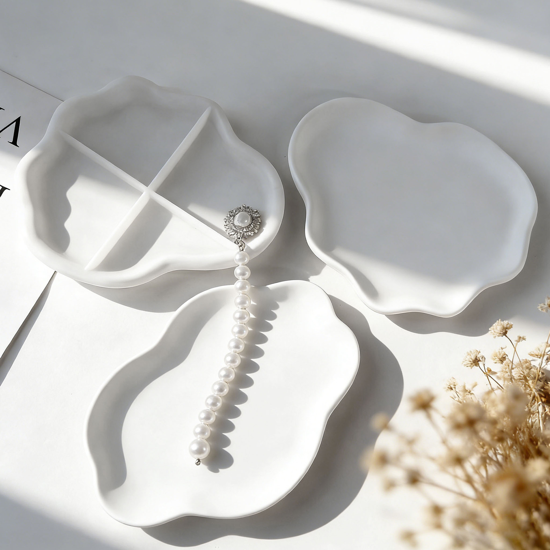 DIY 幾何学模様ウェーブ石膏コースターシリコンモールド手作 - Serving Tray Mold のレビューと価格