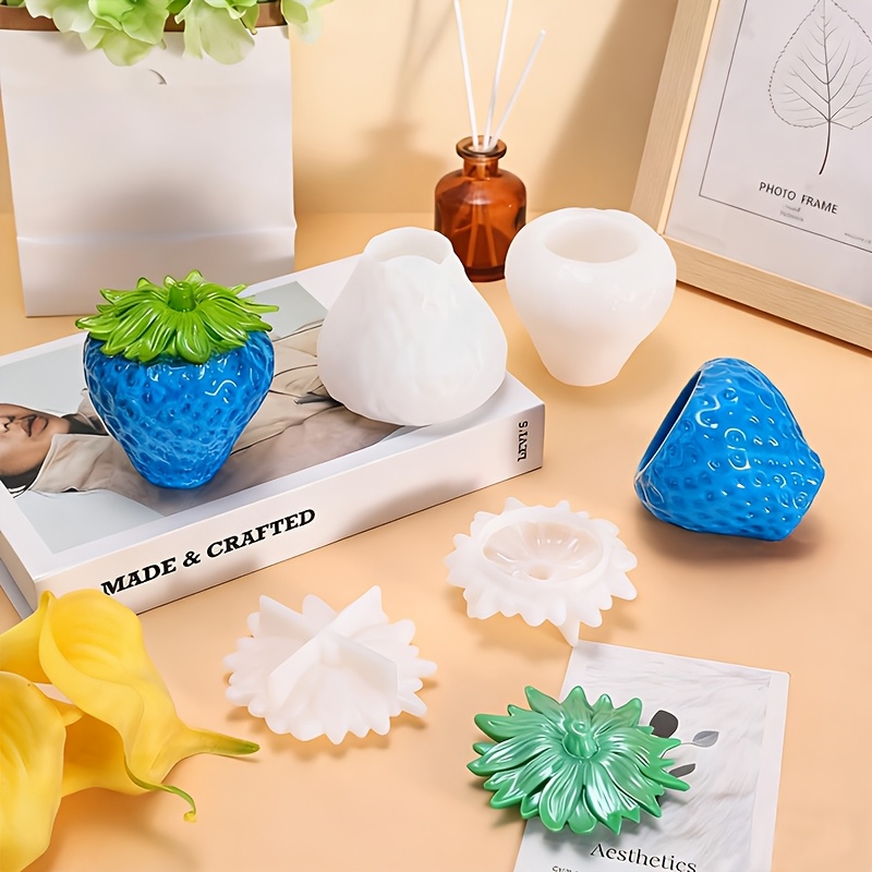 蓋付きイチゴ缶樹脂型1個、DIYジュエリー収納ボックス、石膏 - Resin Craft Ideas のレビューと価格
