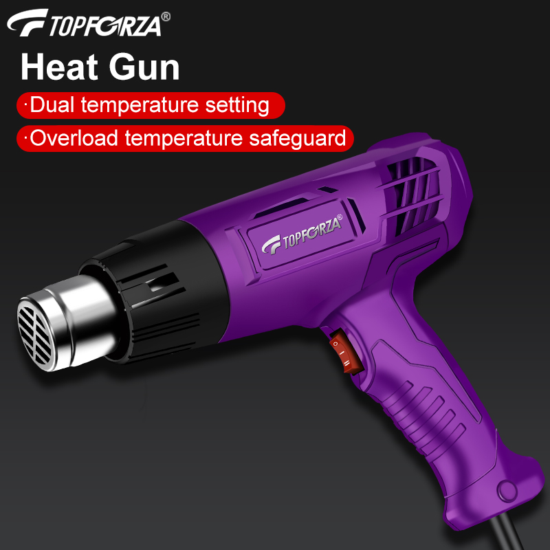 ミニ工業用ヒートガン、1200W デュアル温度調節機能付き  - Heat Gun Small のレビューと価格