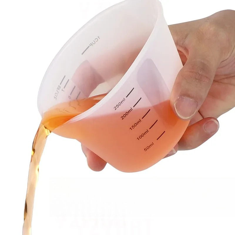 1pc クリエイティブシンプル 500 ミリリットル/250 - Mixing Cup Silicone のレビューと価格